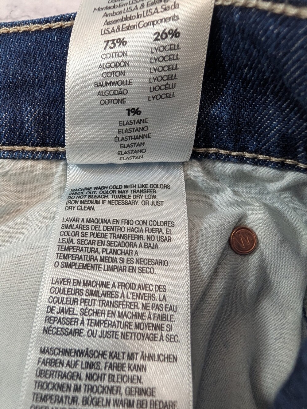 MOTHER The Rascal Skimp In Shine On NWT $248 Mid Rise Straight Leg - Picture 12 of 16
